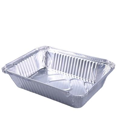 China Food 2Lb Pan Aluminum Foil 8011 Disposable Food Grade Aluminum Foil Container Trays Packing Products for sale