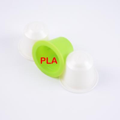 China PLA Material Nespresso Eco-friendly Biodegradable Disposable Coffee Capsule Empty Plastic Coffee Capsule for sale