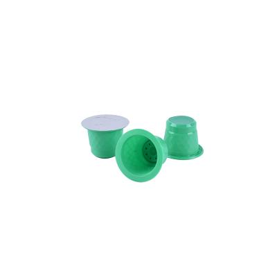 China Hot Selling Eco-friendly PP Material Disposable Empty 37mm Coffee Capsule With Lid For Nespresso Machines for sale