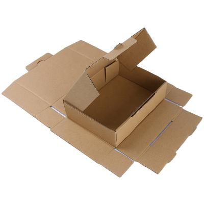 China Recycled Materials Logo Print Corrugated Paper Delivery Box Cardboard Box Pizza Box for sale