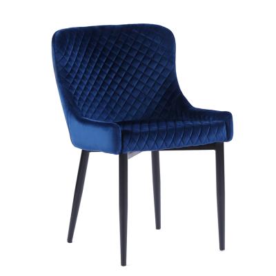 China 2021 Modern Design Popular Home Furniture Italian Design Comfortable Chair Upholstered Fabric Dining Chair for sale