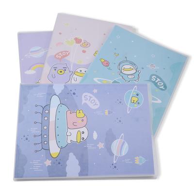 China Cute Self Adhesive School Book Exercise A5 Student Customized Printing School Child Exercise Notebooks for sale