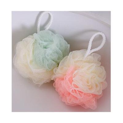 China Creative Body Design Sponge Blast Mesh Soft Foam Bath Shower Cleaning Ball For Flower for sale