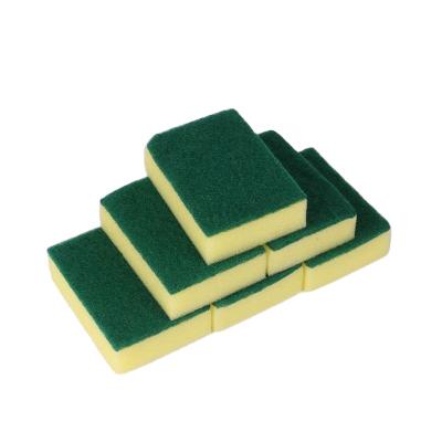 China China Kitchen Low Price Square Kitchen Scouring Oil Absorbing High Density Sponge for sale