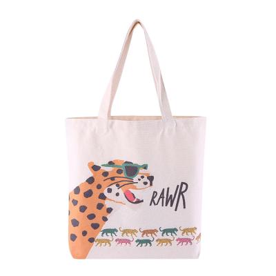 China 2023 High Quality Water Resistant Design Canvas Tote Bags Reusable Shopping Bag Customize Logo for sale