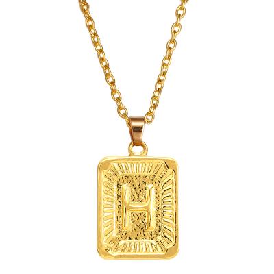 China Football Pendant Women's A-z Initial Number Boys Capital 26 Environmentally Friendly Sliding Gold Goold Letter Necklace For Men for sale