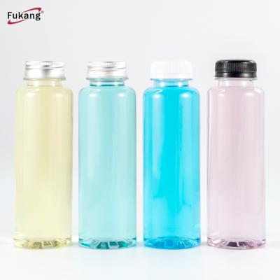 China Wholesale 8oz 12oz 16oz Juice & Beverage Clear Food Grade PET Square Beverage Plastic Water Bottle With Cap for sale