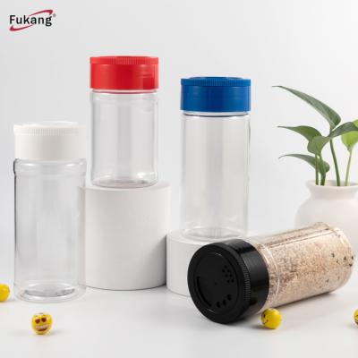 China Good Price Sustainable Modern Empty Clear Spice Jar Recyclable Spice Bottle With Flip Slip for sale