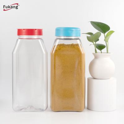 China Plastic Seasoning Spice Shaker Bottles Jar For Barbecue and Cooking Viable Hot Sale Kitchen Bottles for sale