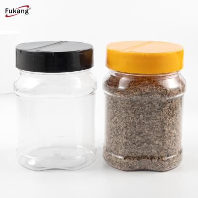 China 10oz Spice Jars Packing Bottle, Viable Salt And Pepper Containers, 300ml PET Plastic Pepper Jar for sale