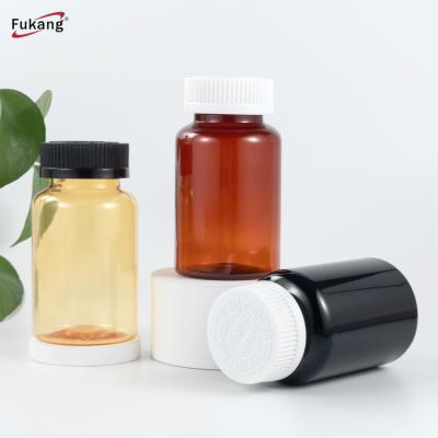 China Medicine Cap 100Ml 120Ml 150Ml 200Ml 250Ml 300Ml 350Ml 500Ml Amber Capsule Bottle With Crc for sale