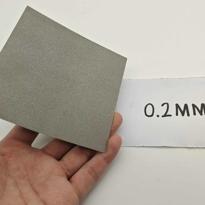 China 0.5mm-1mm Titanium Felt Paper Porosity 50%-60% Ti Sintered Metal Fiber Felt for sale