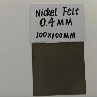 China AEM Nikkelfilter 0,4 mm Gasdiffusielaag Materiaal Porieus Metalen Fiberfilter Te koop