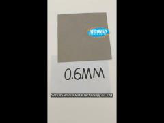 0.6mm porous titanium felt for pem pure water electrolysis cell hydrogen production