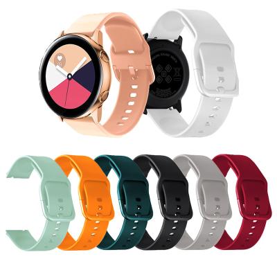 China Silicone Plastic Smart Watch Band For Samsung Galaxy Active Band 46mm For Samsung Gear S3 Classic Frontier Band 22MM Buckle Strap for sale