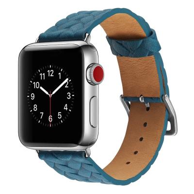 China Quick Release Leather Wrist Strap For Apple Watch Strap 40mm 38mm 44mm Leather Watch Band 42mm For Apple Watch Series 4 3 2 1 for sale