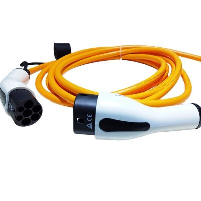 China Duosida 32A Three Phase Type - 2 - 2 ev Cable With New Version Plug 2010-2050-32-XC-3 for sale