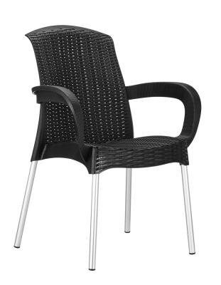 China Modern Outdoor Rattan Furniture Plastic Garden Furniture Outdoor Patio Chairs for sale