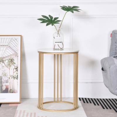 China Modern Modern Living Room Bed Gold Side Tables Luxury Coffee Metal Accent Tables for sale