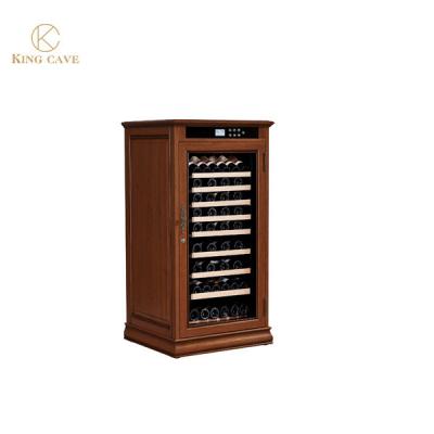 China Custom Wine Cooler Cabinet Home Living Blister Board Wine Frigidaire Electric Low Noise for sale