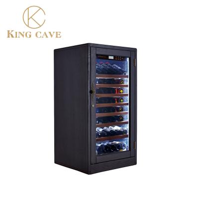 China Small Wine Cooler Cabinet , Low Noise Free Standing Wine Fridge Cabinet for sale