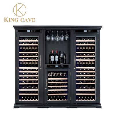 China Customizable Wood Wine Cooler Refrigerator With Competitive Prices And Standard Samples for sale