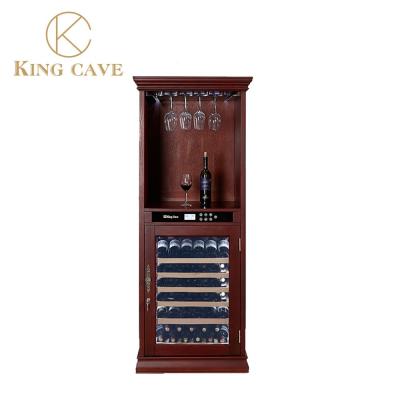 China Single Zone Wine Fridge Kitchen Cabinet Commercial Bottle Cooler Refrigerator for sale