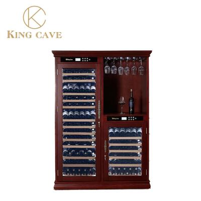 China Upgrade Your Wine Storage With Our Dual Zone Wine Cabinet for sale