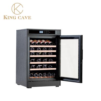 China Embraco Compressor Custom Wine Cooler LED Lights Custom Wine Refrigerator for sale