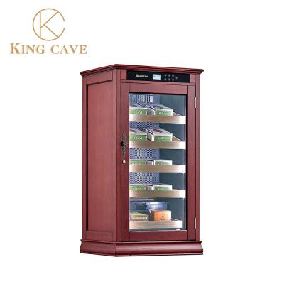 China Precision Humidity Control Luxury Wood Electric Cigar Storage Cooler for sale