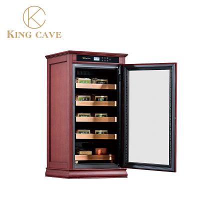 China 2 In 1 Wine Fridge And Humidor With Spanish Cedar Wood Racks for sale