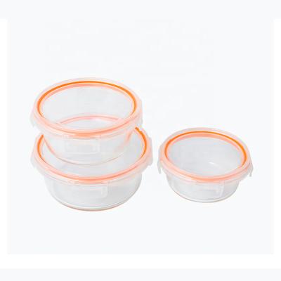 China Freshness Preservation Storage Food Container Food Container Baby Food Safe Glass Commercial Glass Containers for sale