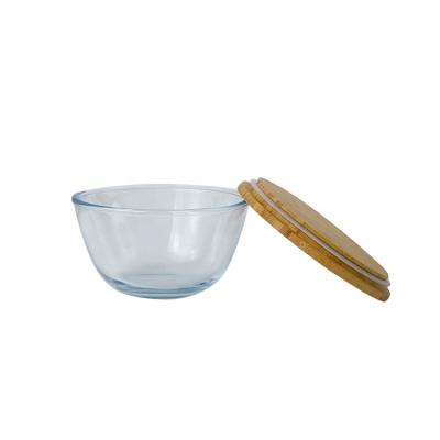 China Disposable Bamboo Salad Bowl Borosilicate Salad Bowl Salad Bowl With Lid for sale