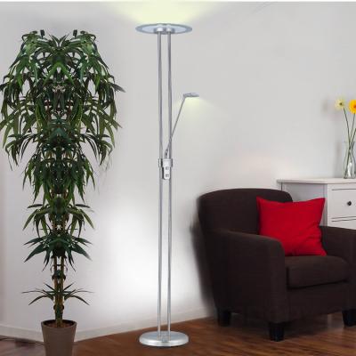 China With Adjustable Side Arm Lamp Home Mother Reading Lights and Son Light Reading Led Floor Lamp With Adjustable Side Arm Lamp for sale