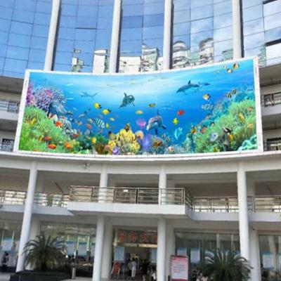 China Buildings Led Screen P3 Outdoor Hanging Display Hd Led Display Screen Outdoor Led Screen P3.91 Giant Outdoor And P391 Rental 10ftx12ft HD for sale