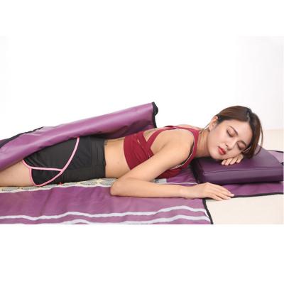 China Weight Loss Waterproof Infrared Sauna Blanket for Slimming Body and Detox Household Equipment Purple Infrared Sauna Blanket for sale