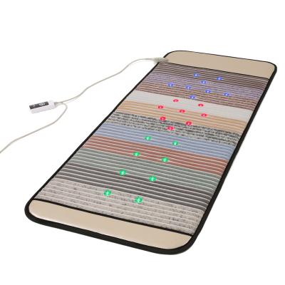 China Body Hot Sale Infrared Electric Blanket Massage Mattress Heating Body Customized Mat for Dry Sauna Hot Yoga Whole Body for sale