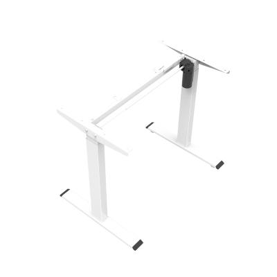 China Modern Sound Desk Running Single Motor Height Adjustable Desk Frame Electric Lifting Desk Tables Rack Up Desk Canada for sale