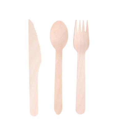 China Takeaway Wooden Environmental Friendly Knives, Forks And Fast Food Spoons for sale