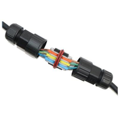 China Power M25 Directly Through Type 3 Core Terminal Quickly Press Waterproof Connector for sale