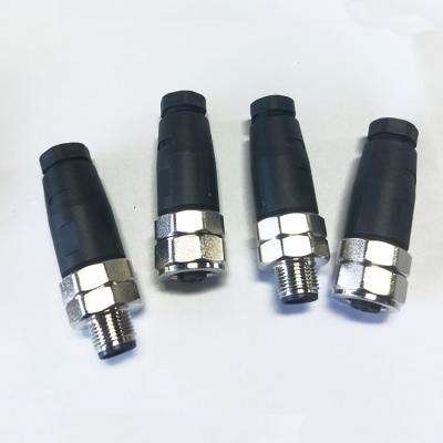 China Power IP67 PG7 PG9 male female screw threaded 2 3 4 5 6 8 pin aviation m12 x code 4pin mating coaxial connector electrical sensor for sale