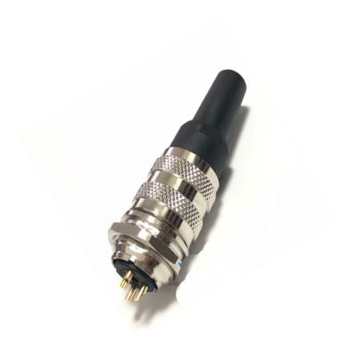 China m16 2 power aviation electrical plug 3 4 5 6 7 8 12 14 16 19 pin post connector waterproof quick lock circular connector for sale