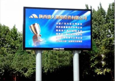 China Aluminum Alloy / Steel Giant Advertising LED Screen Media Outdoor DIP P10 for sale