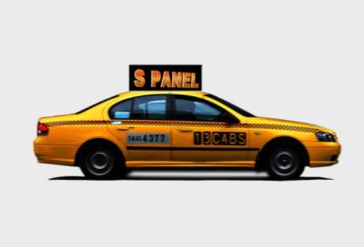 China P3 P4 P5 Full - Color Taxi LED Displays 3g / Wifi Wireless Bus / Car / Mobile Truck Led Advertising for sale