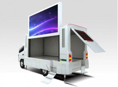 China Full Color Mobile Digital Advertising Truck Mounted LED Screen with Multi Media Control for sale