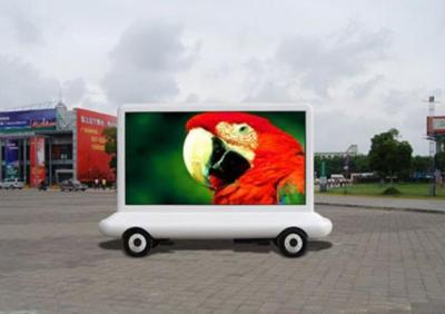 China 8000nits Brightness Truck Advertising Taxi LED Display 10000 pixels with Multimedia Control System for sale