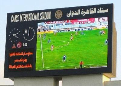 China Mutil Color 8500 CD Brightness Football Stadium Screen , Commercial Panel Display Systems for sale