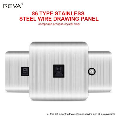 China Computer Telephone TV Combination Panel Reva Hotel Internet Voice Broadband Information Cable TV Residential/Multi-Purpose Fiber Optic Outlet for sale