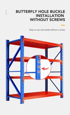 China 300KG Medium Duty Racking Warehouse Shelving Units Customized Load Capacity for sale