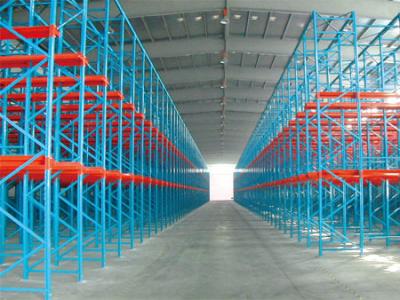 China High Density FILO Drive In Pallet Racking Corrosion Protection Customized for sale